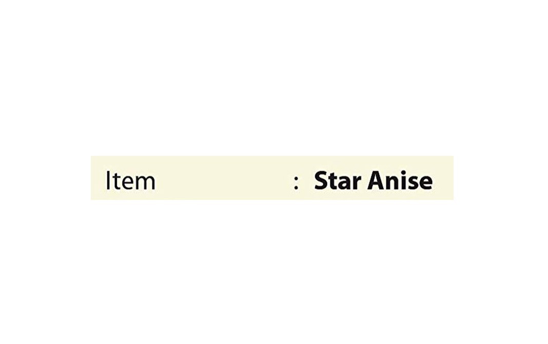 Spicy Carte Star Anise (Chakri Phool)    Pack  1 kilogram